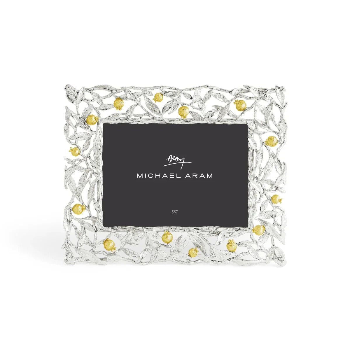 Pomegranate Silver & Gold 5x7 Frame